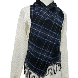 CLUBROOM 100% Cashmere Scarf. Measurements 60" X 12". New With Tags $120